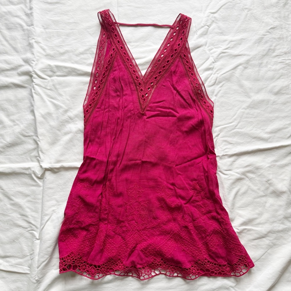 ASTR the Label Embroidered Mini Dress